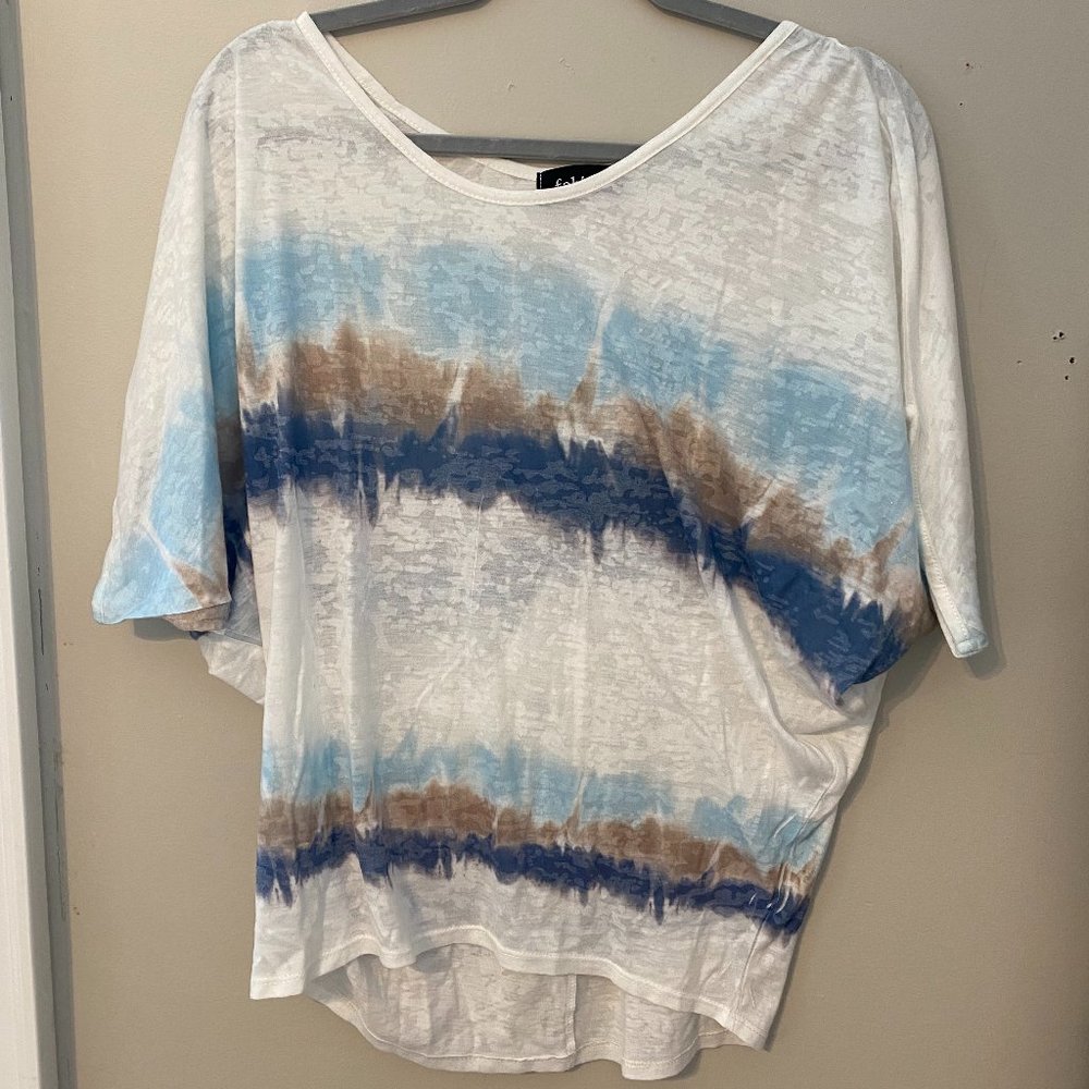 Fabrik Cream Blouse with Pattern